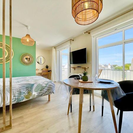 Le Phare Ouest - 80 M De La Mer - Vue Ocean Sur Le Balcon - Entierement Renove - Internet Haut Debit - Nouveau Ploemeur Exterior foto