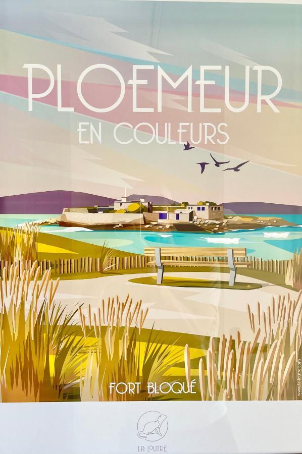 Le Phare Ouest - 80 M De La Mer - Vue Ocean Sur Le Balcon - Entierement Renove - Internet Haut Debit - Nouveau Ploemeur Exterior foto