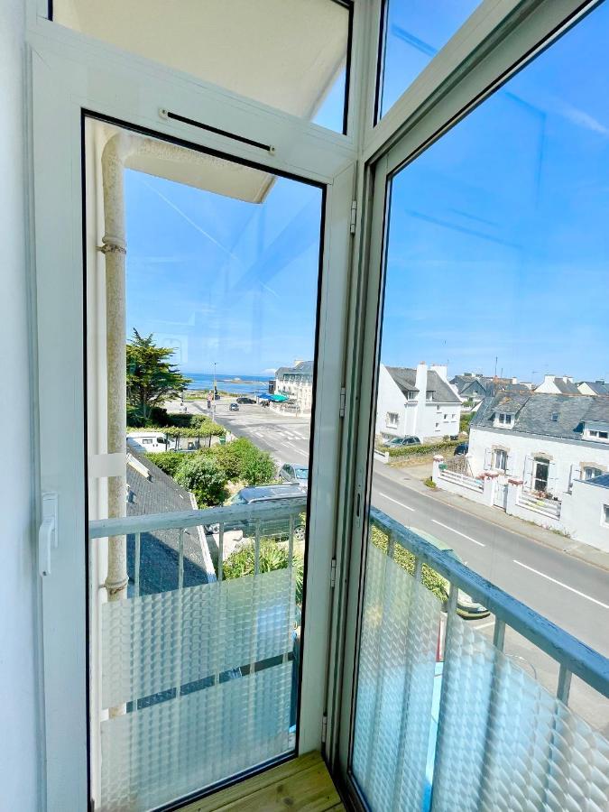 Le Phare Ouest - 80 M De La Mer - Vue Ocean Sur Le Balcon - Entierement Renove - Internet Haut Debit - Nouveau Ploemeur Exterior foto